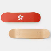 Flagge Hongkong Skateboard (Horizontal)