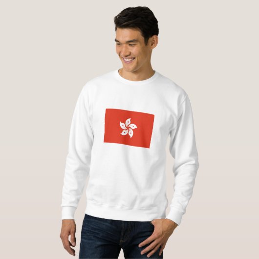 Flagge Hongkong Sweatshirt (Vorne ganz)