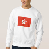 Flagge Hongkong Sweatshirt (Vorderseite)