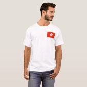 Flagge Hongkong T-Shirt (Vorne ganz)