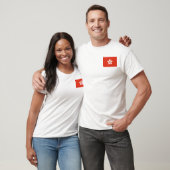 Flagge Hongkong T-Shirt (Unisex)