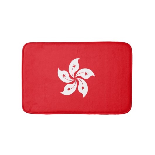 Flagge Hongkongs Badematte (Vorderseite)