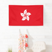 Flagge Hongkongs Banner (Insitu)