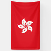 Flagge Hongkongs Banner (Vertikal)