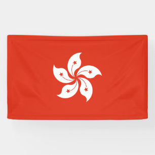 Flagge Hongkongs Banner