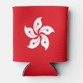 Flagge Hongkongs Dosenkühler (Vorderseite)
