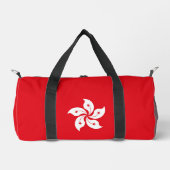 Flagge Hongkongs Duffle Bag (Vorderseite)