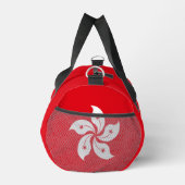 Flagge Hongkongs Duffle Bag (Rechts)