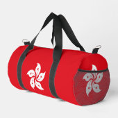 Flagge Hongkongs Duffle Bag (Rechte Ecke)
