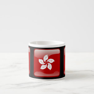 Flagge Hongkongs Espressotasse