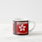 Flagge Hongkongs Espressotasse (Rechts)
