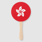 Flagge Hongkongs Fächer (Vorderseite)
