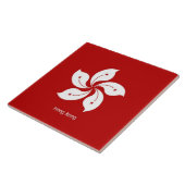 Flagge Hongkongs Fliese (Seite)