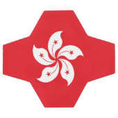 Flagge Hongkongs Fußball (Flach)