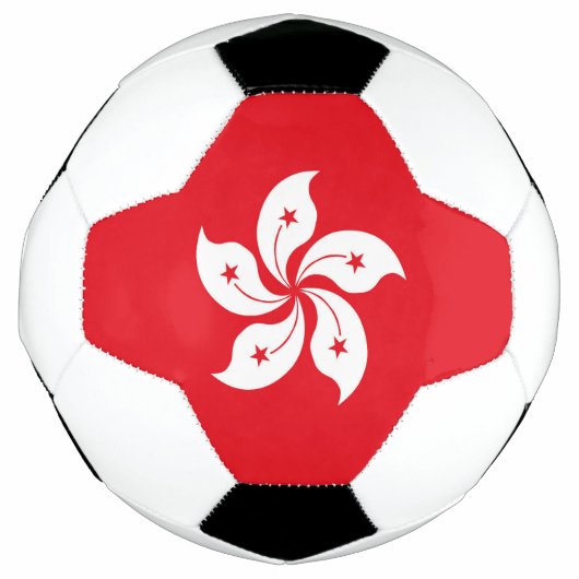 Flagge Hongkongs Fußball (Vorderseite)