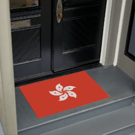 Flagge Hongkongs Fußmatte