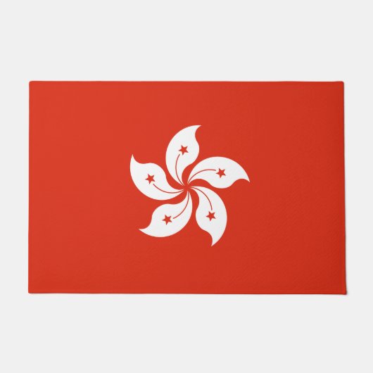 Flagge Hongkongs Fußmatte (Vorderseite)