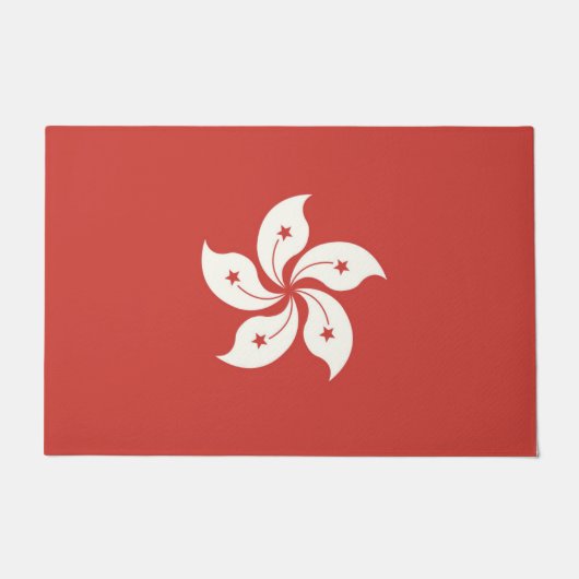 Flagge Hongkongs Fußmatte (Vorderseite)