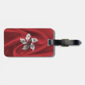 Flagge Hongkongs Gepäckanhänger (Rückseite horizontal)