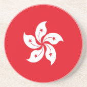 Flagge Hongkongs Getränkeuntersetzer (Vorne)