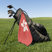 Flagge Hongkongs Golfhandtuch (Gras)
