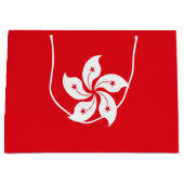 Flagge Hongkongs Große Geschenktüte (Vorderseite)