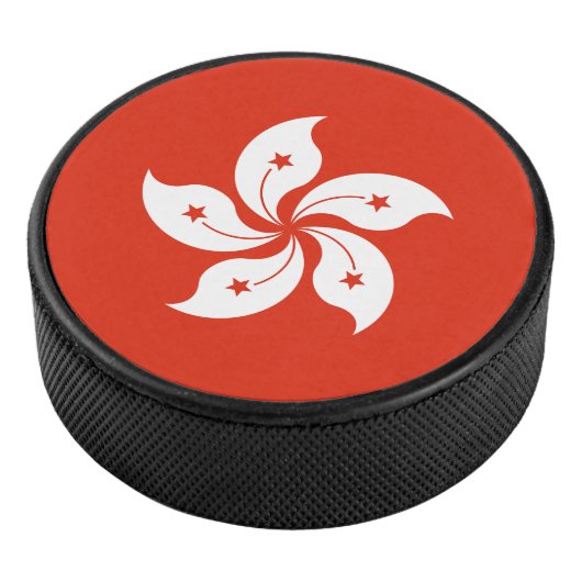 Flagge Hongkongs Hockey Puck (3/4)