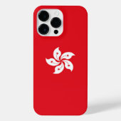 Flagge Hongkongs iPhone Hülle (Rückseite)