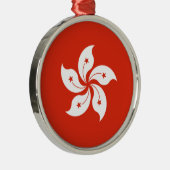 Flagge Hongkongs Keramik Ornament (Rechts)