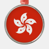 Flagge Hongkongs Keramik Ornament (Vorne)