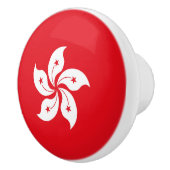 Flagge Hongkongs Keramikknauf (Rechts)