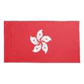 Flagge Hongkongs Kissenbezug (Rückseite)