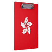 Flagge Hongkongs Klemmbrett (Rechts)