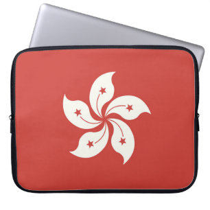 Flagge Hongkongs Laptopschutzhülle