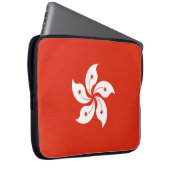 Flagge Hongkongs Laptopschutzhülle (Vorne Rechts)