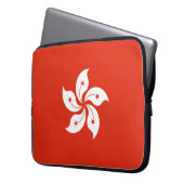 Flagge Hongkongs Laptopschutzhülle (Vorderseite Links)