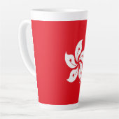 Flagge Hongkongs Milchtasse (Linke Ecke)
