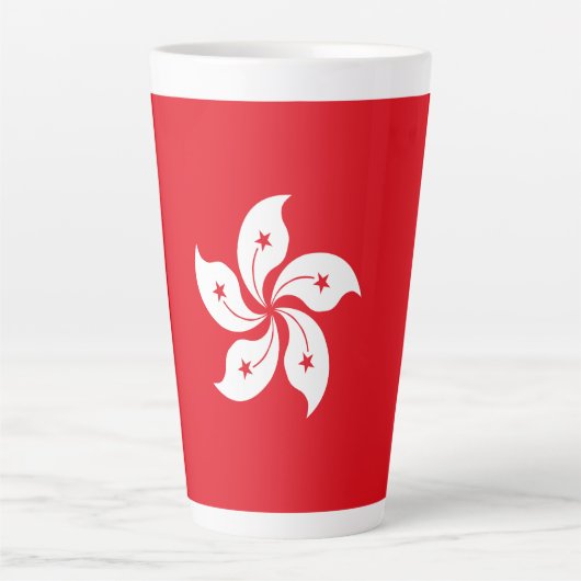 Flagge Hongkongs Milchtasse (Vorderseite)