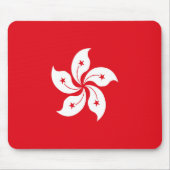 Flagge Hongkongs Mousepad (Vorne)