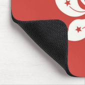 Flagge Hongkongs Mousepad (Ecke)