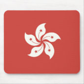 Flagge Hongkongs Mousepad (Vorne)