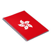 Flagge Hongkongs Notizblock (Rechte Seite)
