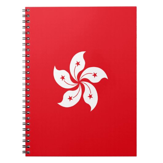 Flagge Hongkongs Notizblock (Vorderseite)