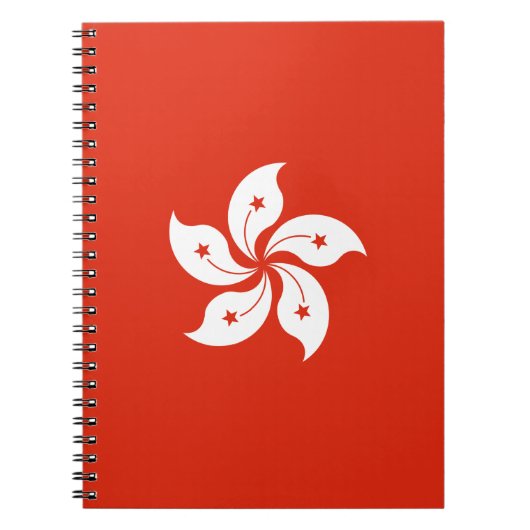 Flagge Hongkongs Notizblock (Vorderseite)