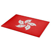 Flagge Hongkongs Schneidebrett (Ecke)