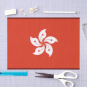 Flagge Hongkongs Seidenpapier (Handwerk)