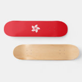 Flagge Hongkongs Skateboard (Horizontal)
