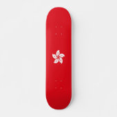 Flagge Hongkongs Skateboard (Vorne)