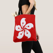 Flagge Hongkongs Tasche (Von Nahem)