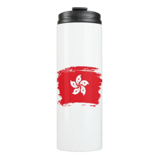 Flagge Hongkongs Thermosbecher (Vorderseite)